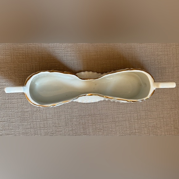 Vintage Servers Caddies Utensils White Porcelain Flatware Holder.Japan